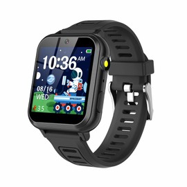 Kids Smart Watch for Boys Girls with Video,Camera,Music Player,24 Games,Pedometer, Alarm Clock, Calculator,Torch, Touch Screen,12/24 hr,Toys for Ages 4-12 Years Old.Birthday Gift for Kids