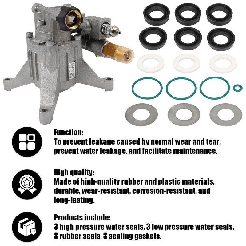 7106627 High Pressure Cleaning Pump Replacement Water Seal kit Replacement