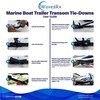 WavesRx Premium Boat & Jet Ski Trailer Transom Tie Down