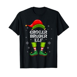 Big Brother Elf Shirt Family Christmas Gift Outfit T-Shirt