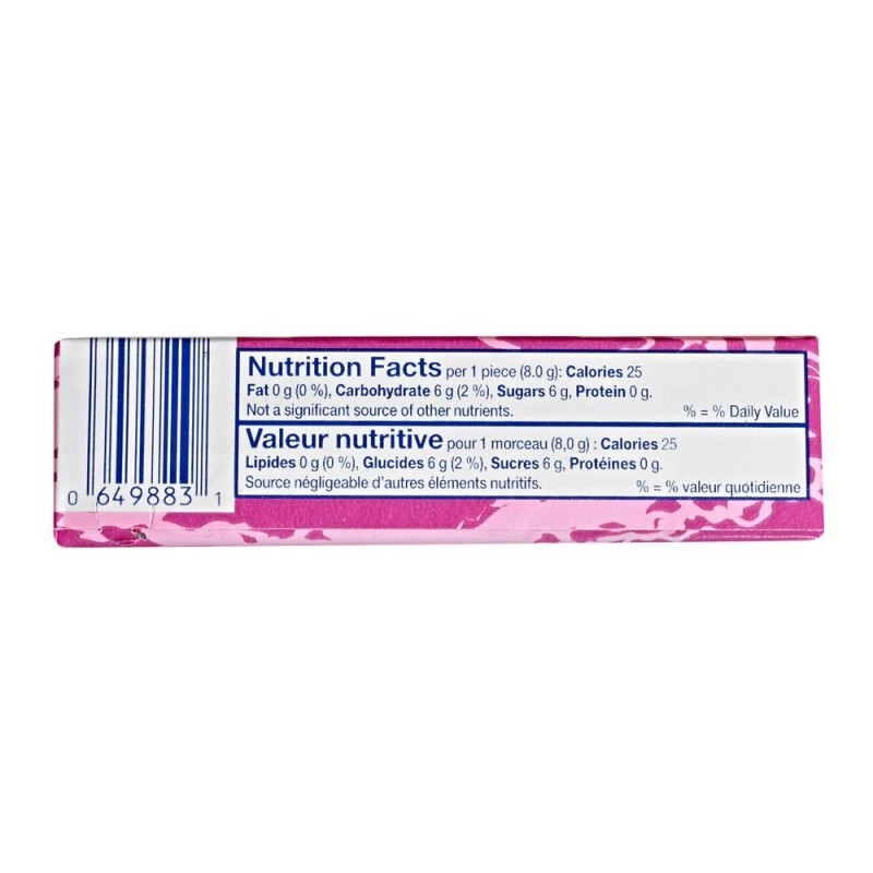 Hubba Bubba Bubble Tape, Awesome Original, 6 Feet of Gum,(