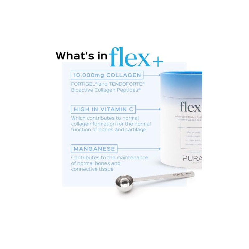 Pura Collagen Flex+ Collagen Powder for Joint & Tendon Support