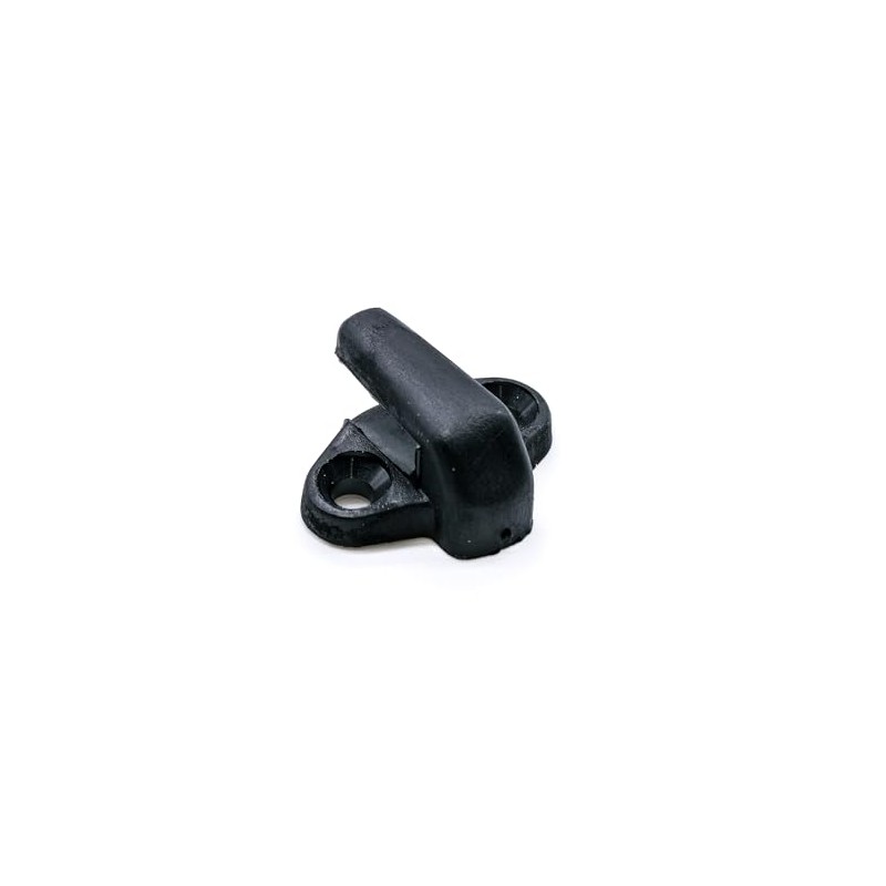 Lacing bungee hooks made from heavy duty nylon (Black)