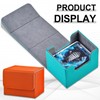 2 Boxes Leather Deck Card Boxes Large Size Fit 100