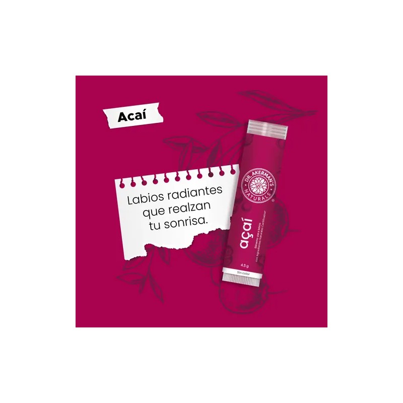 Bálsamo Labial Protector Huméctame Natural para Labios Dr. Akermans Pack