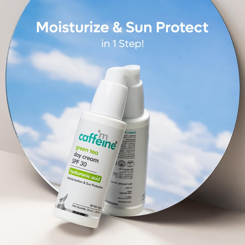 mCaffeine Green Tea Day Cream SPF 30 - Oil-Free Face