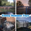 Trampoline Sprinkler 32.8ft Outdoor Trampoline Backyard Water Park Fun Summer