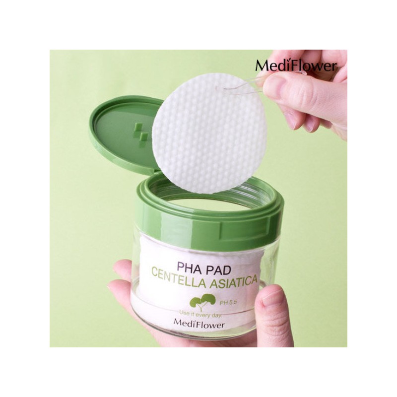 Mediflower 메디플라워 어성초 토너 패드+센텔라 파하 패드 Mediflower Mugwort Toner