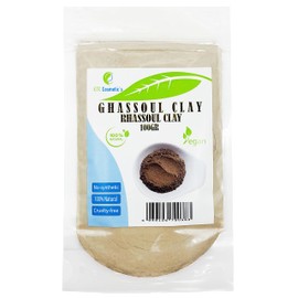 Ghassoul (Rhassoul Clay) 100g - A natural lava clay used as skin and hair for cleansing, exfoliating and rejuvenating properties, very gentle and soothing.