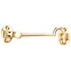 Merriway BH02549 Solid Brass Silent Cabin Door Hook and Eye