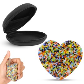 Picky Pad 1 Pack - Fidget Toys for Skin Picking with Carrying Case - Trichotillomania Relief Portable Fidget Toy Picky Pads (1 Count Heart)