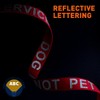 Dogline Red - Service Dog Nylon Leash Printed with Reflective