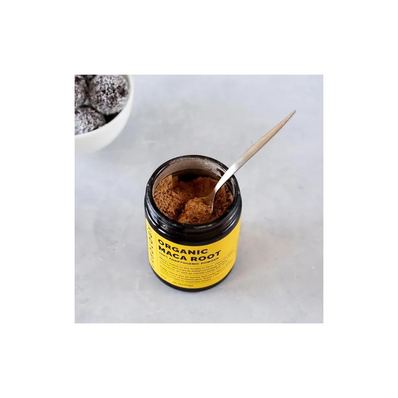 Erbology Polvo Raíz De Maca Orgánica 3.2 Oz Vegano