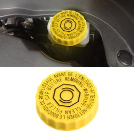 Brake Fluid Cap Replacement OEM #4683656AB 5014518AA Brake Master Cylinder Cap Compatible with 2001-2017 Jeep Wrangler 2009-2020 Dodge Journey 2014-2020 Cherokee 2017-2020 Brake Fluid Reservoir Caps