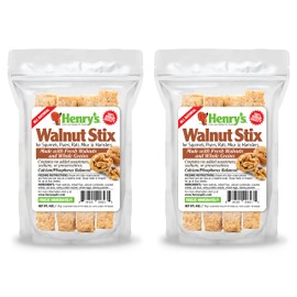 Henry’s Walnut Stix: All-Natural & Fresh Squirrel and Hamster Treats, 4 Ounces (2-Pack)