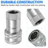 Cplbrb 1/2" Ag ISO 7241-B Hydraulic Quick Connect Couplers with