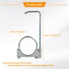 higehio 3 Inch Exhaust Clamp with Muffler Hanger Fits for