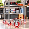 4-Piece Heavy-Duty Swivel Caster Wheels – 1", 1.25", 1.5" Threaded