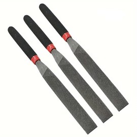 3 Pack Professional Luthier Guitar Repair Tool - Fix Sharp Frets & Fret Sprout - For Rounding, Shaping, and Deburring - Works on All Frets