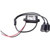 Car Hard Wire Charger 12V to 5V Dual USB Female