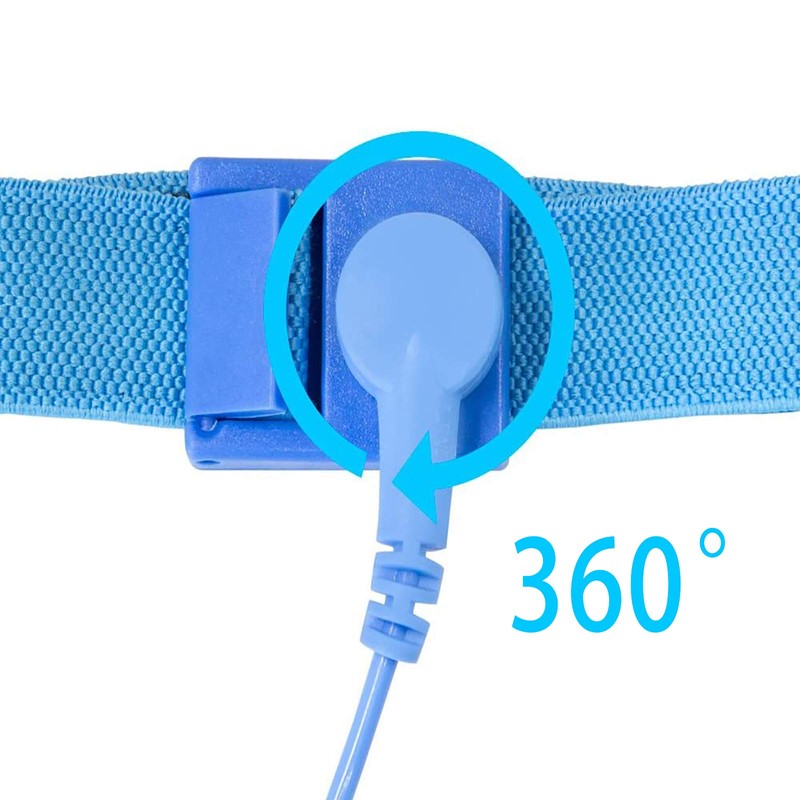 Anti Static Wrist Strap Band with Grounding Wire Surge Protection