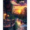 Paint by Numbers Kit for Adults - Sunset Cabin Adult