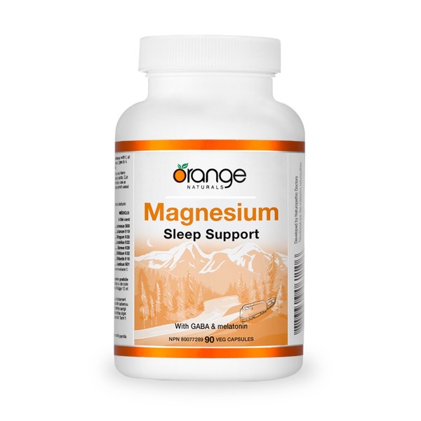 Orange Naturals Sleep with Magnesium + GABA & Melatonin 90 Capsules