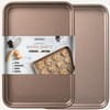 HAPPIELS Nonstick Non-Toxic 18-inch Half Baking Sheet 2-Pack | Premium