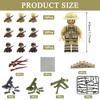 Mini Military Soldier Models - WW II Action Figures Set,