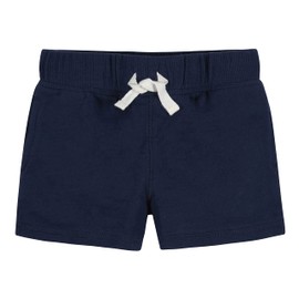 Gerber - Paquete de 3 Pantalones Cortos de Punto sin Cierre para bebés, Azul y Gris, 4 Años