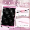 FADLASH Lash Extension Kit 200D Lash Cluster Kit DIY Eyelash