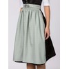 Stockerpoint Women's Midi Dirndl Apron, Green (sage)
