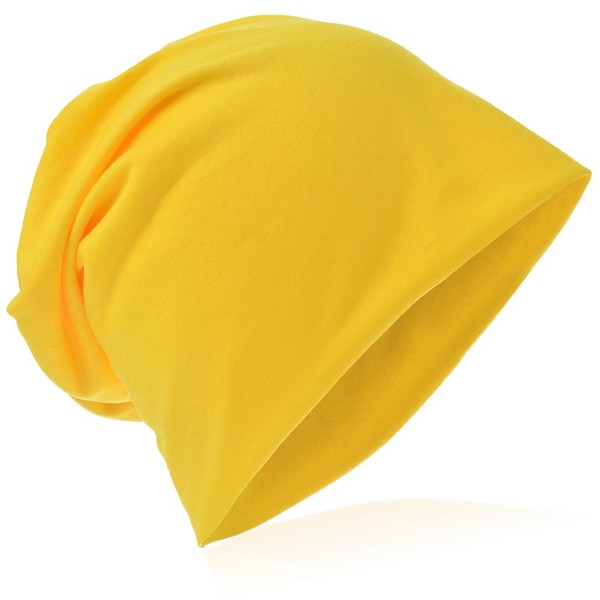 Unisex Jersey Slouch Beanie, Long Hat, Plain Colour, Standard Size