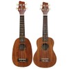 Sawtooth Mahogany Soprano and Pineapple Soprano Ukulele 2 Pack