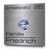 CHRISCK design - Stainless Steel Doorbell with Precise Engraving and