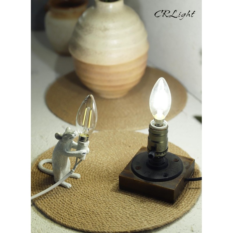 CRLight LED Candelabra Bulb 5000K Daylight White, 25W Equivalent 250