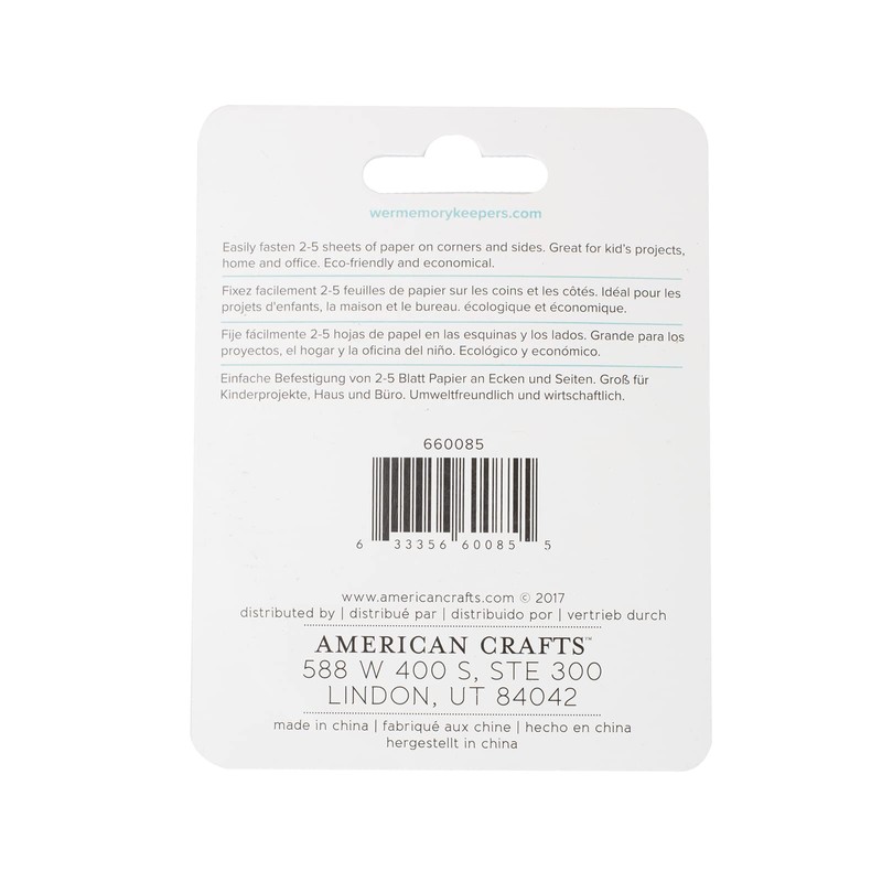 We R Memory Keepers Stapleless Stapler Tool, Synthetic Material, Multi-Colour,