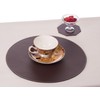 Nikalaz Round Placemat (1 piece), place mat 33 cm, Recycled