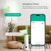 UPXNBOR Smart Plug WiFi, Works with Alexa & Google Home,
