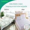 8 PCS Adjustable Bed Sheet Straps, Elastic Fitted Sheet Clips,