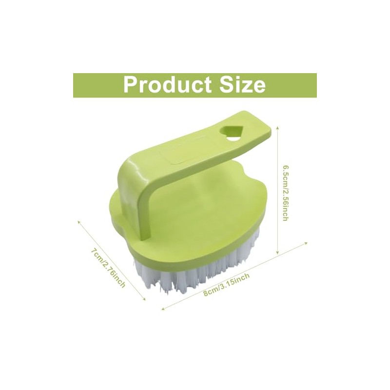 2 Pack Vegetable Scrubber Brush | Fruit Vegetable Stiff Bristles,