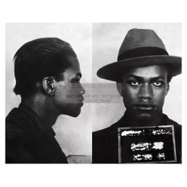 MALCOM X MUGSHOT CIVIL RIGHTS ACTIVIST 8X10 B&W PHOTO