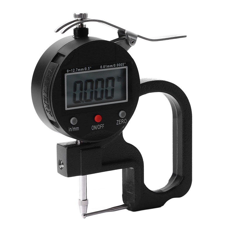 Thickness Meter Digital Display 0.0005 Inch Resolution High Accuracy Multifunctional