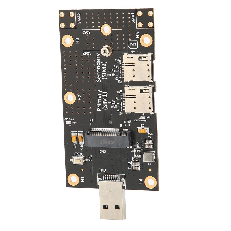 M.2 to USB 3.0 Adapter Push Connector for Dual SIM