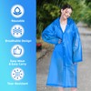 Trenovo Rain Ponchos for Adults Reusable, Rain Coat for Women