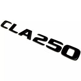 One Pc 2017-2022 CLA250 CLA 250 Letters Rear Trunk Emblem Badge Nameplate Sticker (Gloss Black)