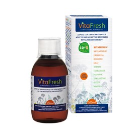 Target Pharma Vitafresh Σιρόπι για την Ανακούφιση από το Βήχα & την Ενίσχυση του Ανοσοποιητικού 200ml