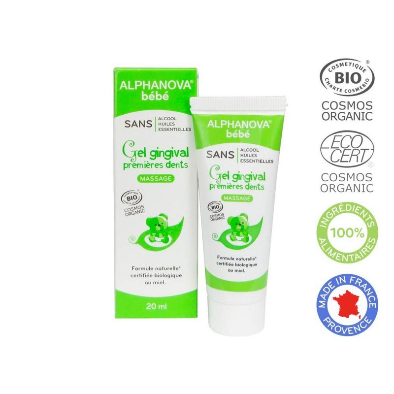 Alphanova Baby Gum Gel First Teeth Organic 20ml
