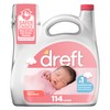Dreft Stage 1 Newborn Baby Liquid Laundry Detergent, Gentle on