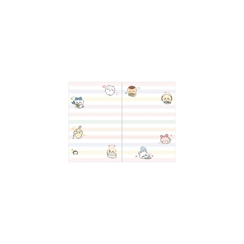 Sunstar Stationery Chiikawa 2025 Notebook, Monthly B7, Everyone, S2958503